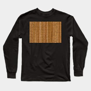 Brown vinyl texture Long Sleeve T-Shirt